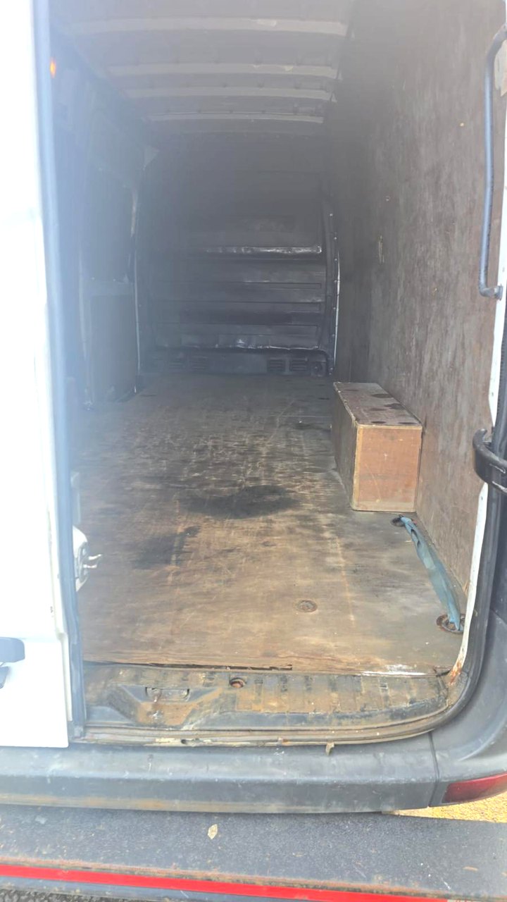 Load space inside the Fuhcore van